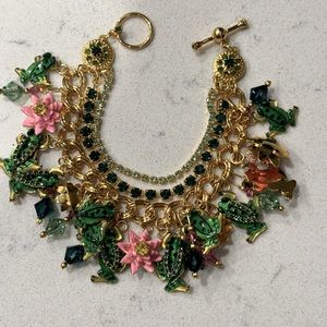 LUNCH AT THE RITZ adoptable and highly collectible FROG bracelet